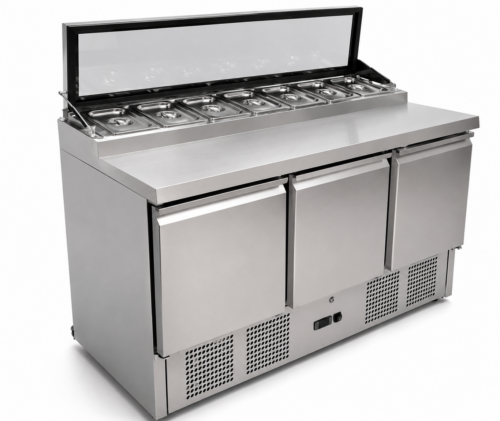 SALADETTE 3 DEURS 7x1/4 GN PAN