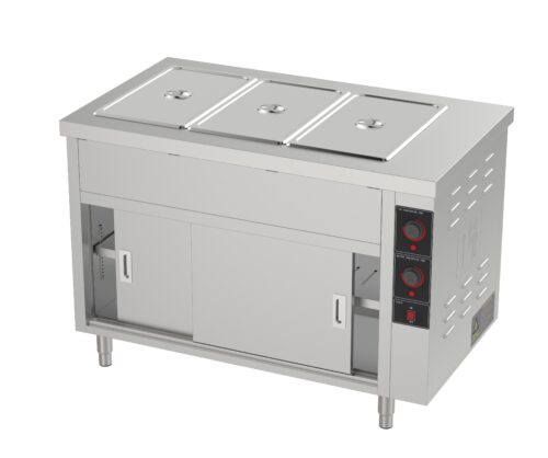 BAIN-MARIE WARMHOUDKAST 3X 1/1